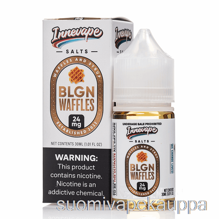 Vape Netistä Blgn Vohvelit Suolat - Innevape E-nesteet - 30ml 24mg